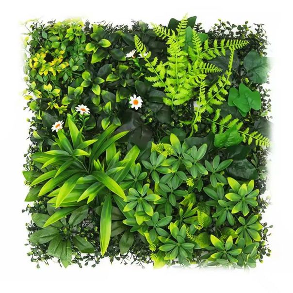 PVC Veštačka Živa Ograda 50 × 50 cm – Dekorativni Zeleni Panel - EP3170426