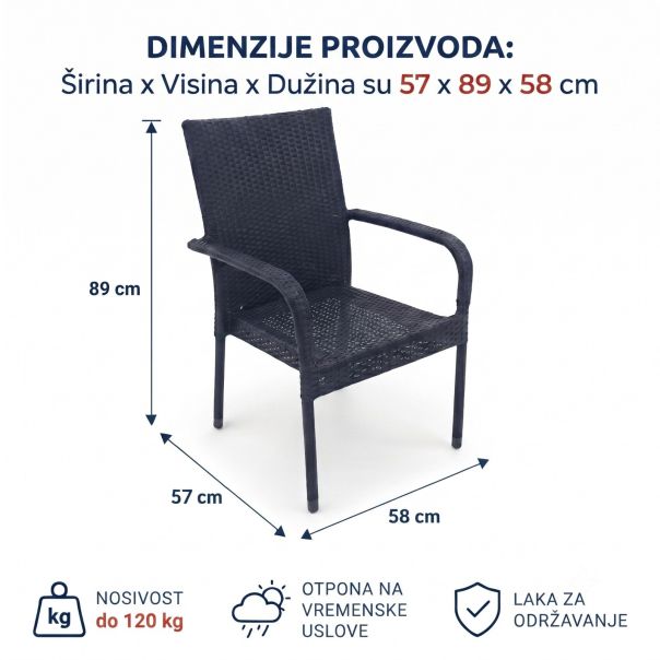 Baštenska Ratan stolica - EP3170432