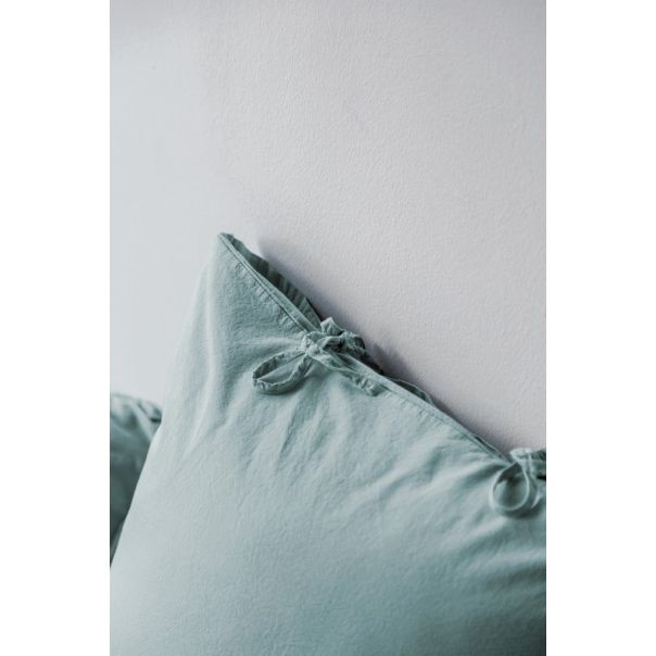 DEKOR DOM Komplet posteljina 200x220cm Issimo popline Natural fine, mint - 040643