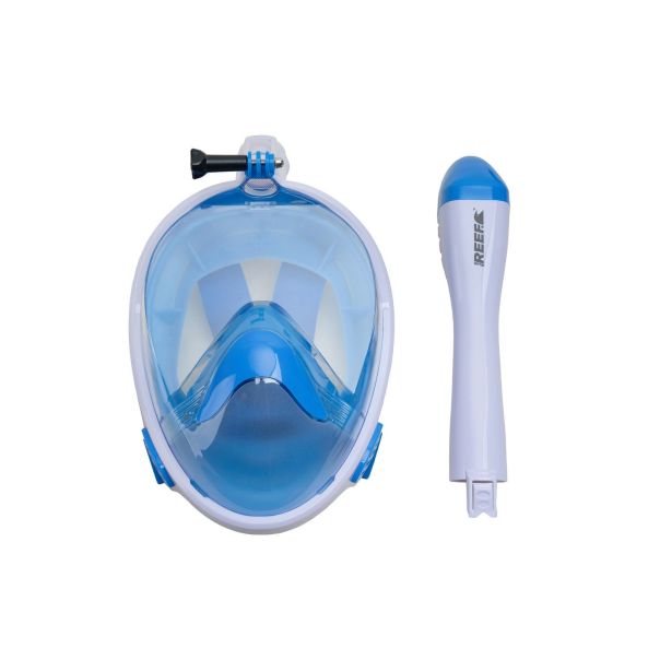 BLUE REEF Maska full face white blue U - SC-03