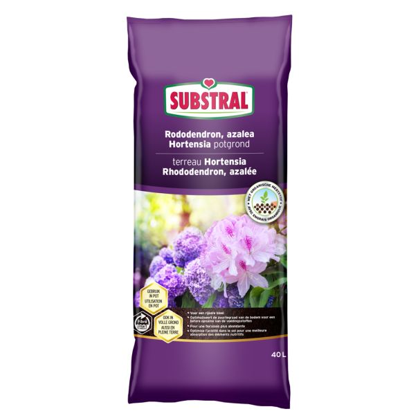SUBSTRAL Zemlja za rodondendrone i hortenzije 40L - SC STHT40