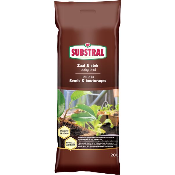 SUBSTRAL Bio substrat za rasad i setvu 20L - SC STSE20