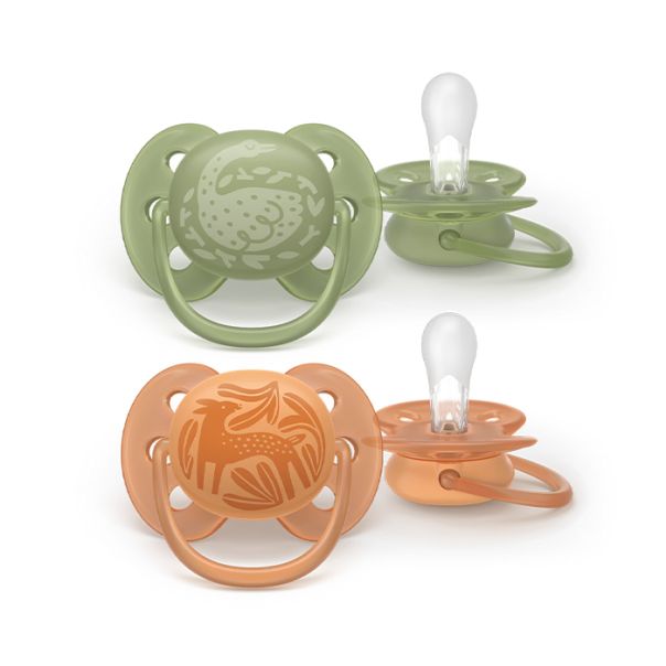 AVENT Set varalica Ultra Soft 18+ meseci, naranžasta/zelena - SCF093-06