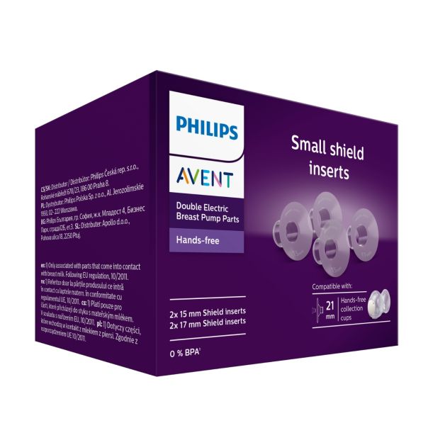 AVENT Umetci za štitnike Small 2x15mm i 2x17mm - SCF554-11