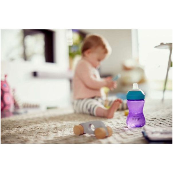 AVENT Šolja sa mekanim kljunom 300 ml - ljubicasta - SCF802-02