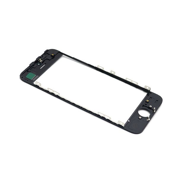 Staklo touch screen-a za Iphone 5S sa frejmom + OCA sticker black - EP3035737