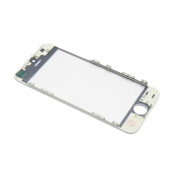 Staklo touch screen-a za Iphone 5S sa frejmom + OCA sticker white - EP3044940