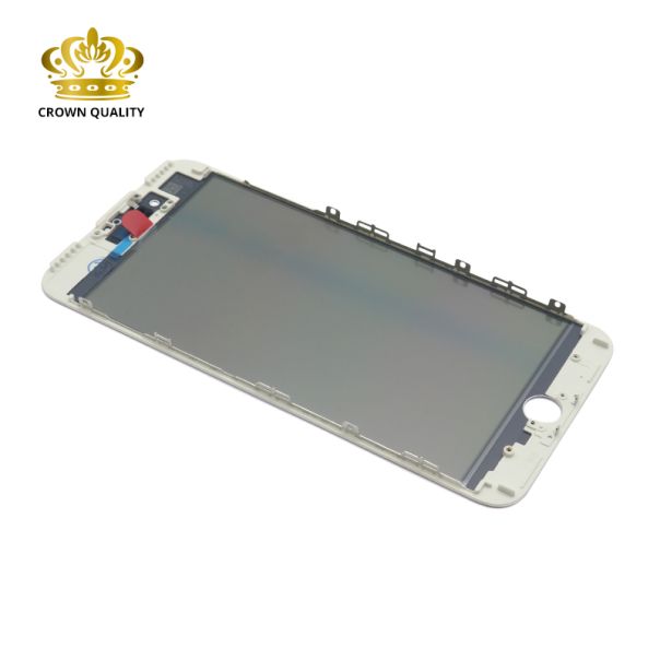 Staklo touch screen-a za Iphone 7 Plus + frame + OCA stiker + polaroid ORG (Crown Quality) white - EP3039958