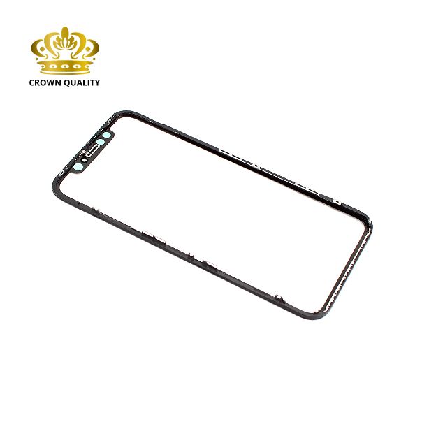 Staklo touch screen-a za Iphone XR+ frame (Crown Quality) black - EP3042394