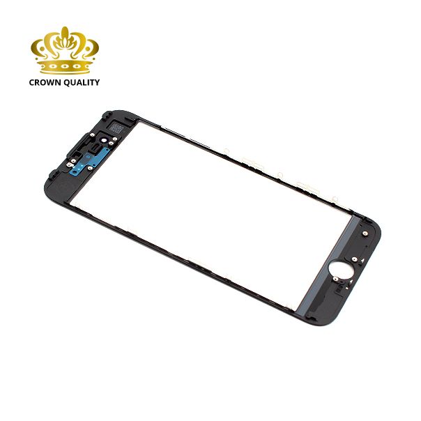 Staklo touch screen-a za Iphone 7 + frame + OCA stiker (Crown Quality) black - EP3036929