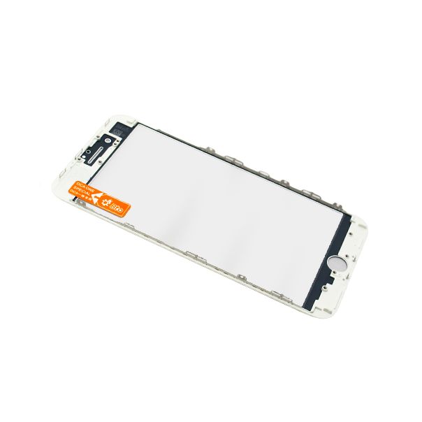 Staklo touch screen-a za Iphone 8 Plus sa frejmom + oca white - EP3046482