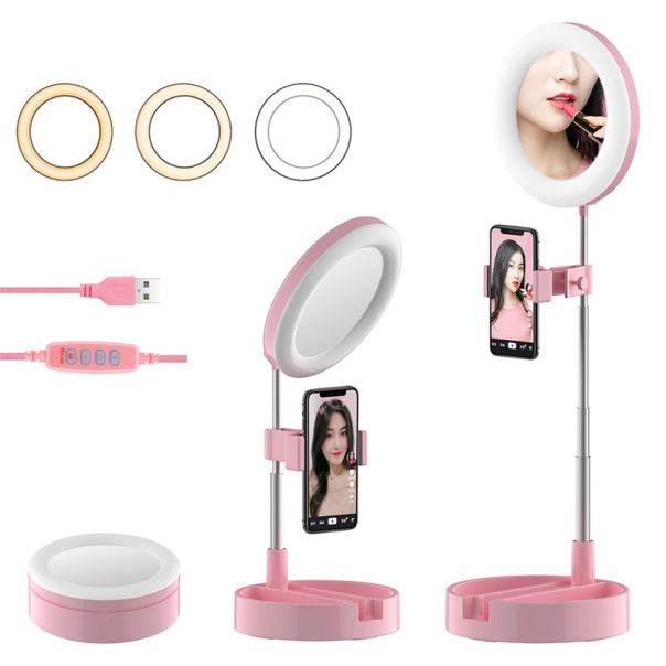 Selfie LED Ring light G3 16cm sa stalkom beli - 605974