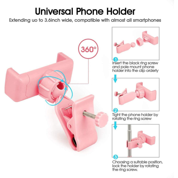 Selfie LED Ring light G3 16cm sa stalkom beli - 605974