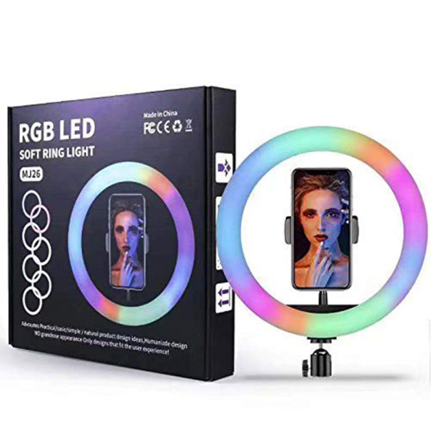 Selfie LED Ring light color sa stalkom 26cm - 052990