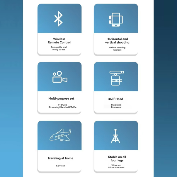 Selfie stick A14 + tripod crni - 215553