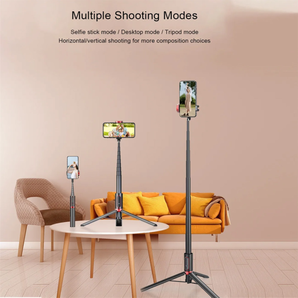 Selfie stick M18 + tripod beli/srebrni - 209714