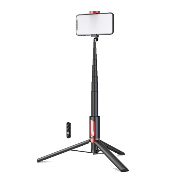 Selfie stick M18 + tripod crni/crveni - 209713