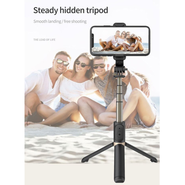 Selfie Stick REMAX Tripod 1.3m P17 crni - 210771