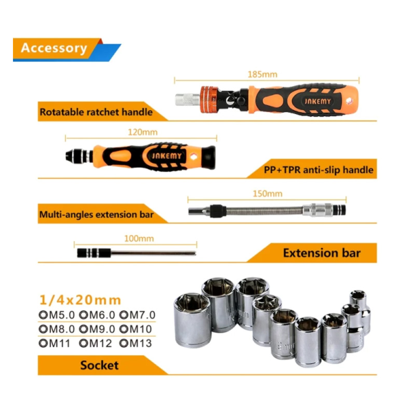 Set alata JAKEMY JM-6123, 31 u1 - 213484