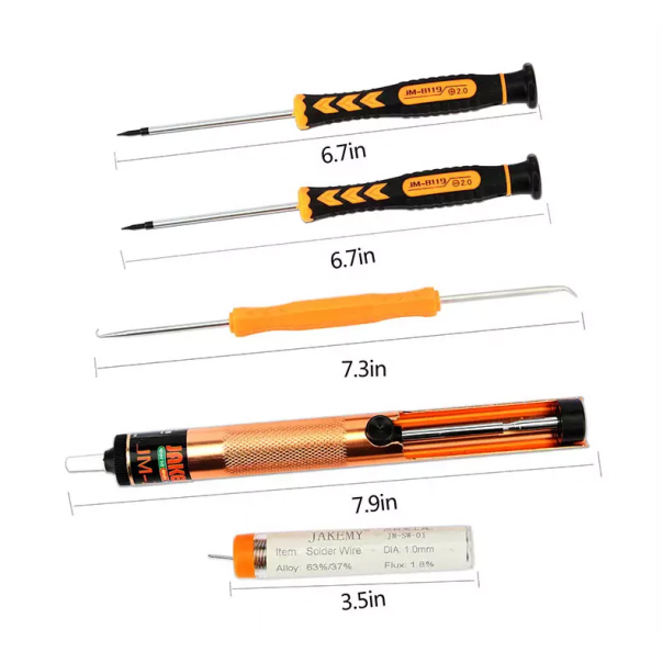 Set alata za lemljenje i reparaciju JAKEMY JM-P03, 17 u 1 - 213516