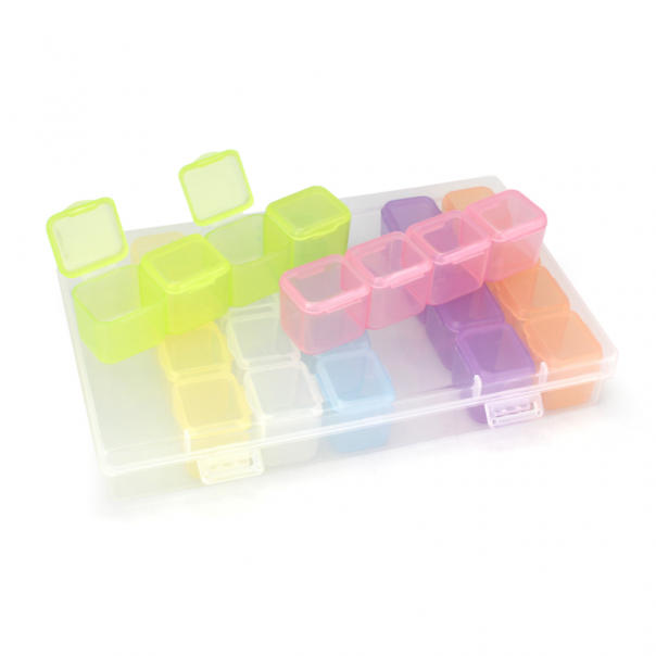 Set kutijica za sitne delove 333-1 28 mesta i kutija kolor - 70549