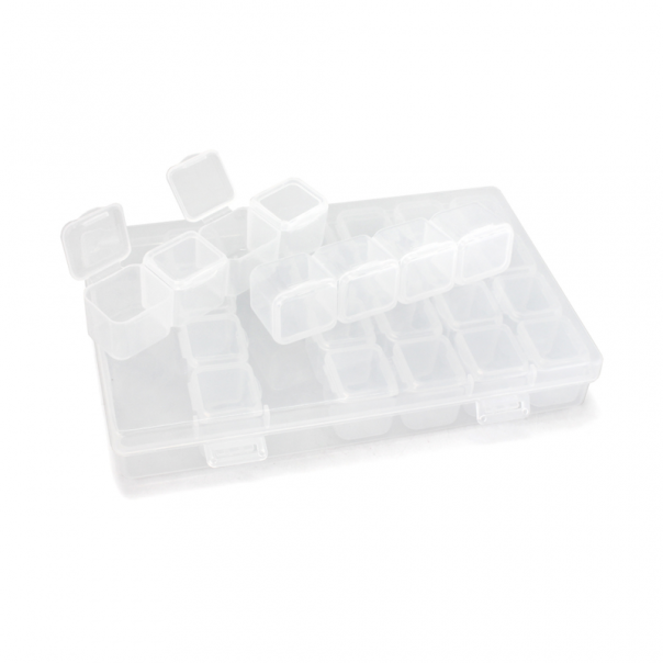 Set kutijica za sitne delove 333-1 28 mesta i kutija transparent - 70548