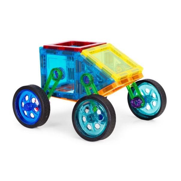 ECO TOYS Set magnetnih kocki za decu – kuća i auto, 48 delova - EP2752018