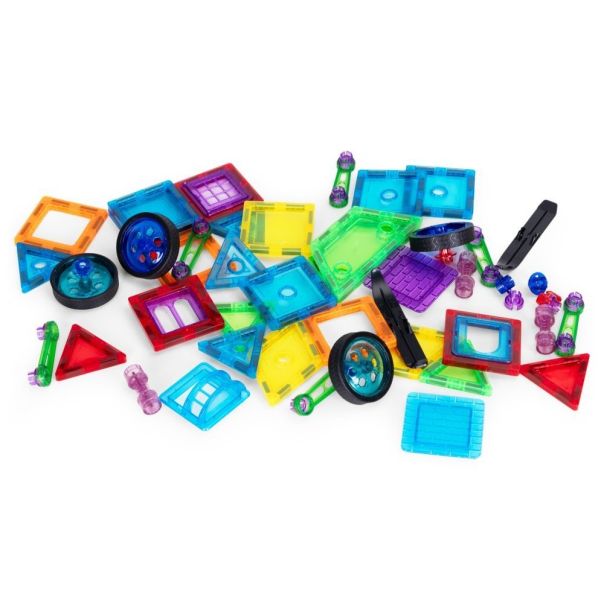 ECO TOYS Set magnetnih kocki za decu – kuća i auto, 48 delova - EP2752018
