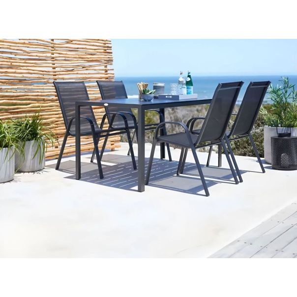 MULTIGARDEN Set od 2 baštenske stolice black - EP2742365