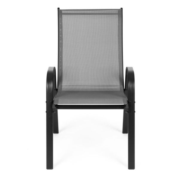 MULTIGARDEN Set od 2 baštenske stolice dark grey - EP2742368