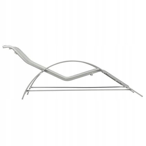 MODERNHOME Set baštenskih ležaljki sa stolom, siva - 04K KJL09BASZ