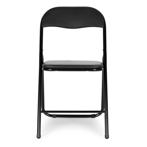 MODERNHOME Set od 6 sklopivih stolica black eco-leather - PJJBS0024-06