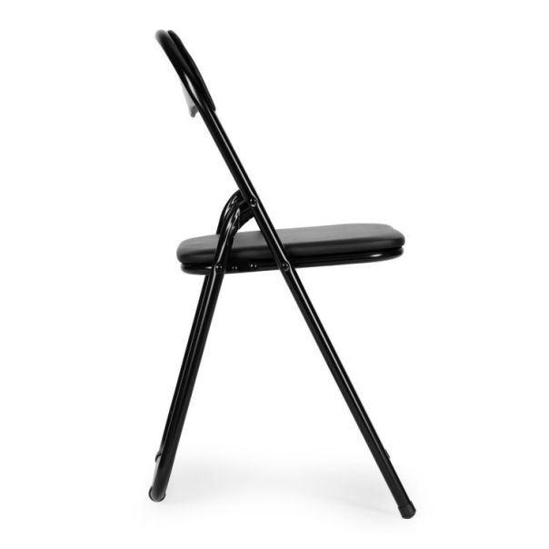 MODERNHOME Set od 6 sklopivih stolica black eco-leather - PJJBS0024-06