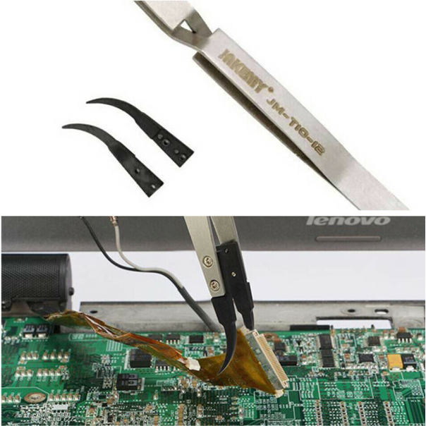 Set pinceta Antistatik JAKEMY JM-T10-12, 2 u1 - 213497