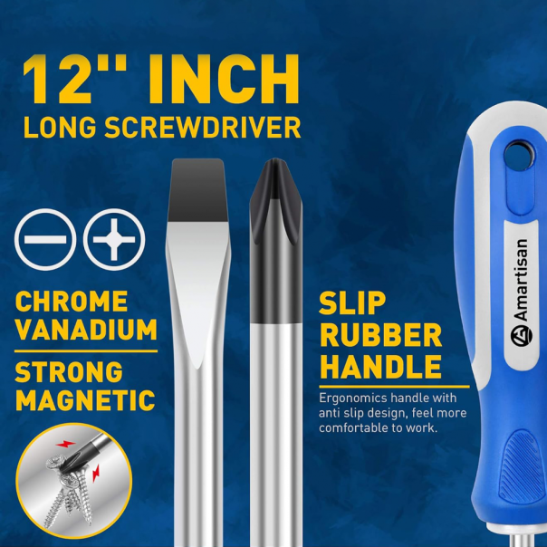 Set šrafcigera Amartisan JWD PH2 krstasti i 2 ravan 300mm - 223261