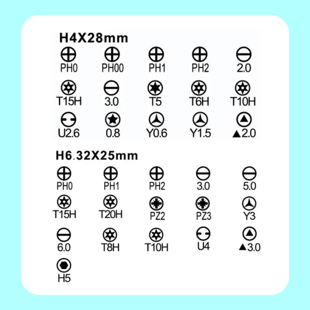 Elektricni srafciger i burgije ATTEN AT-41 u 1 Precision - 217341