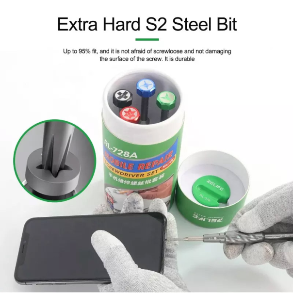 Set šrafcigera RELIFE RL-728A 2D - 057674