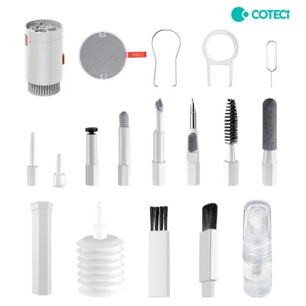 Set za čišćenje Coteci multifunkcionalni 20u1 beli - 222277