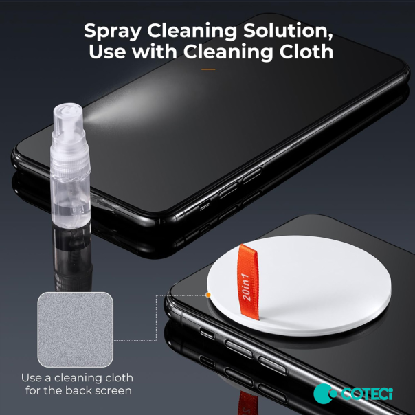 Set za čišćenje Coteci multifunkcionalni 20u1 beli - 222277