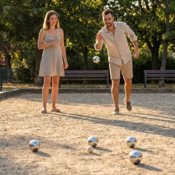 MULTIGARDEN Set za igru boćanja – petanque, 6 kugli + kofer i dodaci - EP2752033