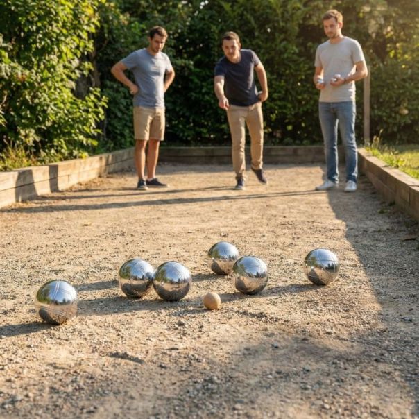 MULTIGARDEN Set za igru boćanja – petanque, 8 kugli + kofer i dodaci - EP2752036