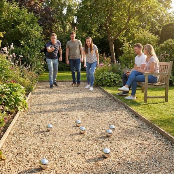 MULTIGARDEN Set za igru boćanja – petanque, 8 kugli + kofer i dodaci - EP2752036