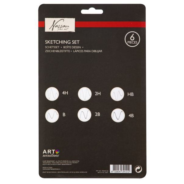 GRAFIX Set za skiciranje – 6 olovaka - 52406