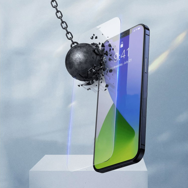 Zaštitno staklo Baseus 3D 0.3mm za iPhone 12 Pro Max (2 kom) transparent - EP2862246