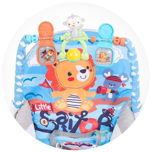 CHIPOLINO Muzička njihalica baby Spa blue - SHEBS02301BL