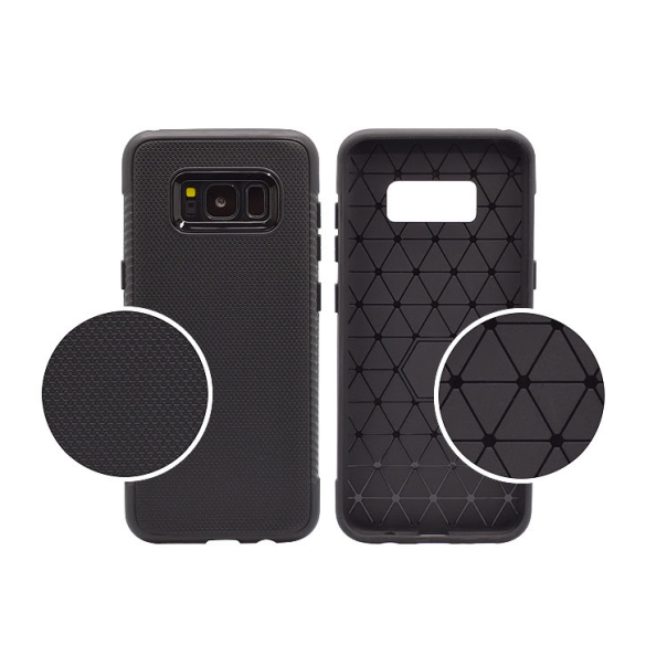 Maska za Samsung A8 Plus/ A730 (2018) Sherd TPU crna - 022309