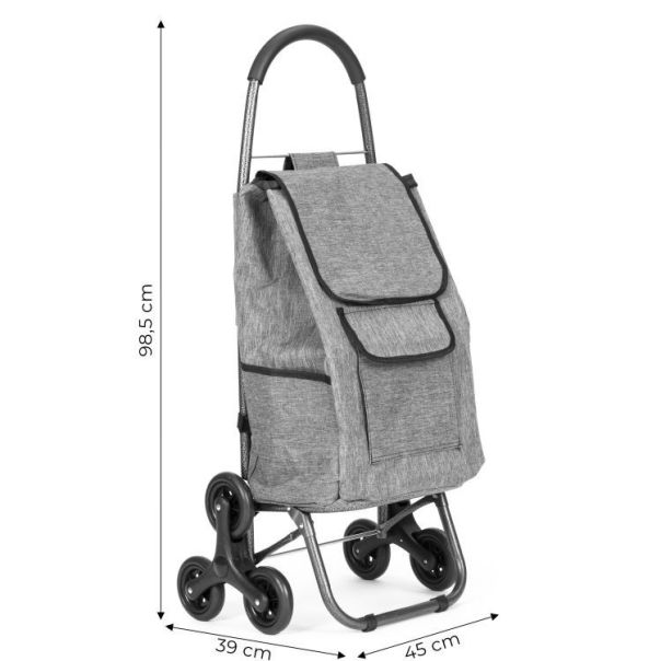 MODERNHOME Shopping kolica sa torbom 33 litara triple wheels siva - EP2994481