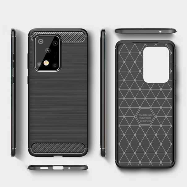 Maska za Huawei P40 Pro crna Silicone Defender - 041284