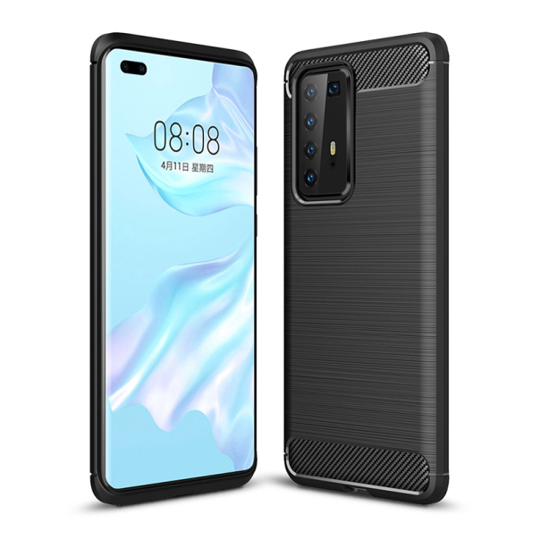 Maska za Huawei P40 Pro crna Silicone Defender - 041284