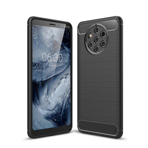 Maska za Nokia 9 PureView crna Silicone Defender - 030444